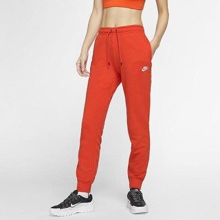 Pantaloni Nike Sportswear Essential Fleece Dama Portocalii Albi | QKWH-16723